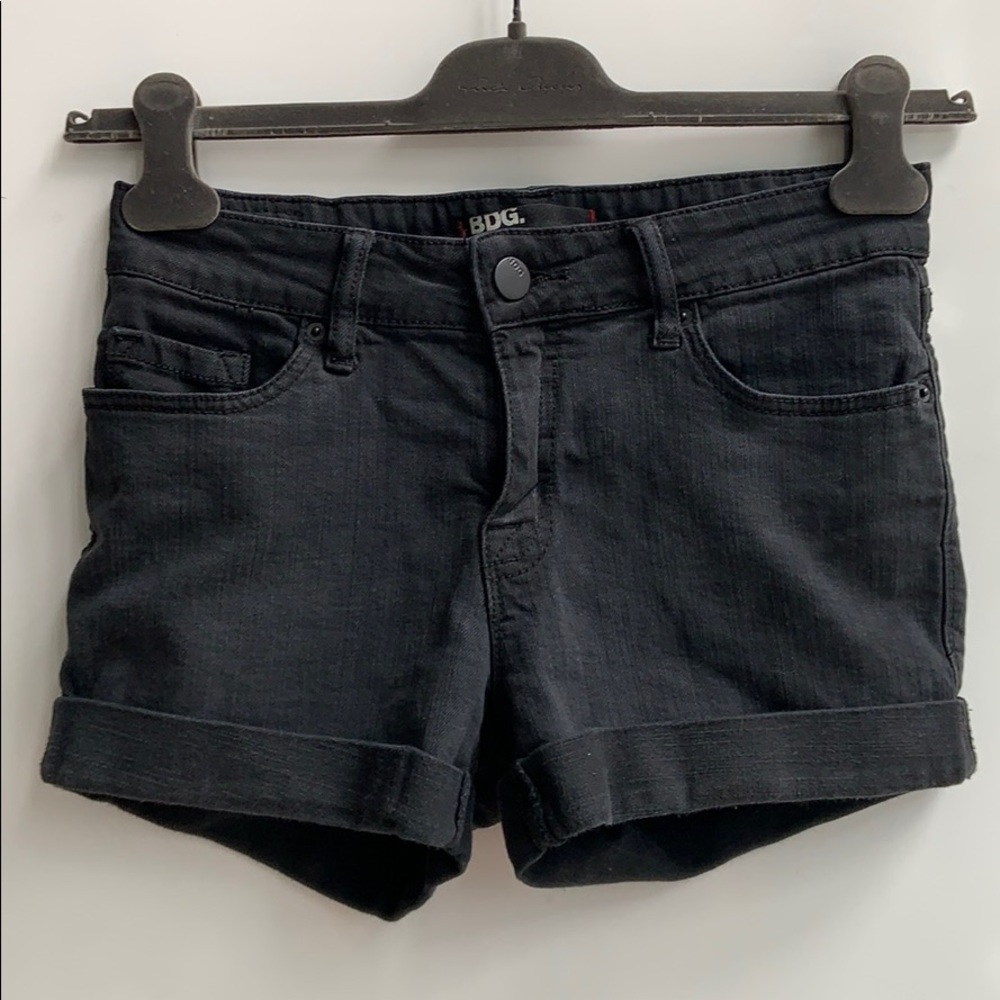 BDG Shortie Black Denim Shorts